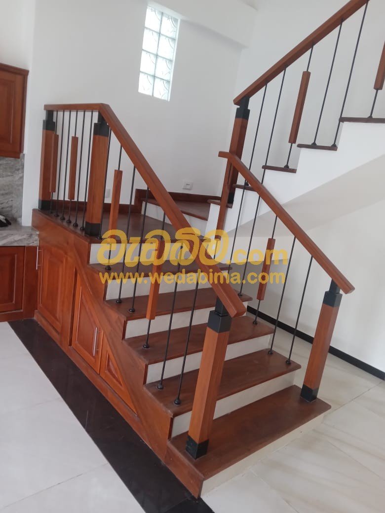 wooden staircase price in Horana