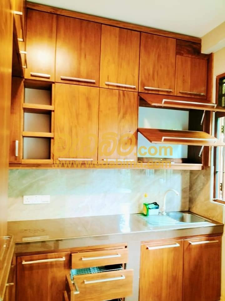 wooden pantry cupboards contractors in seeduwa