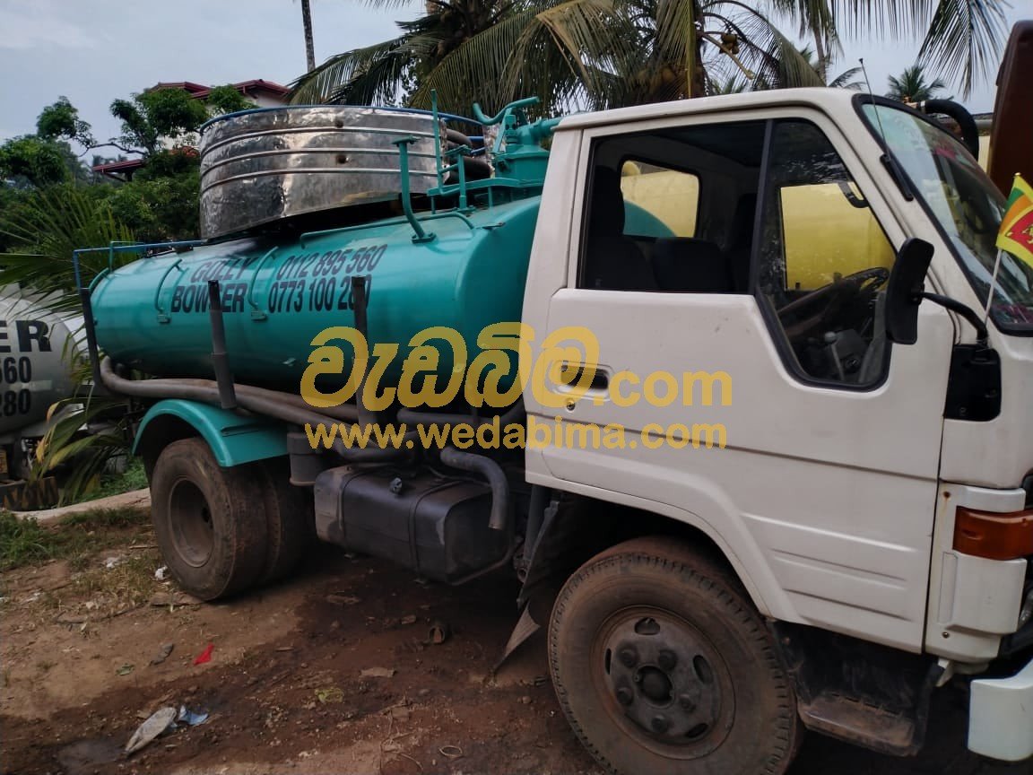 Gully bowser service in kalutara