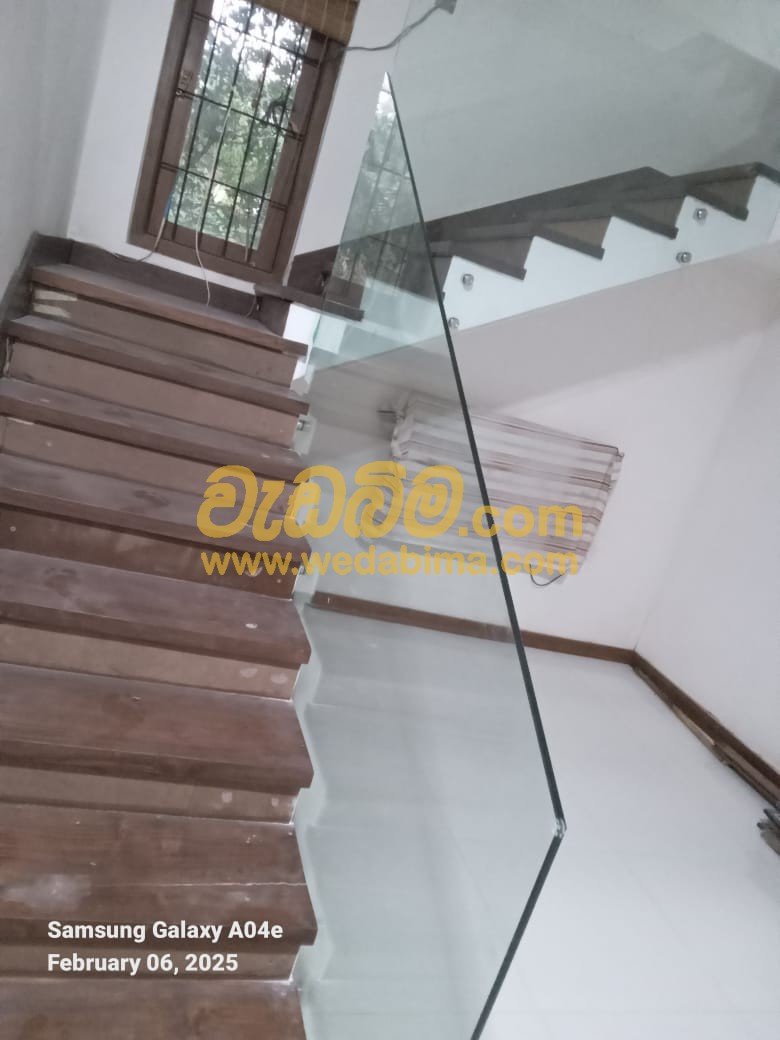 Glass Hand Railing Solutions in kandy