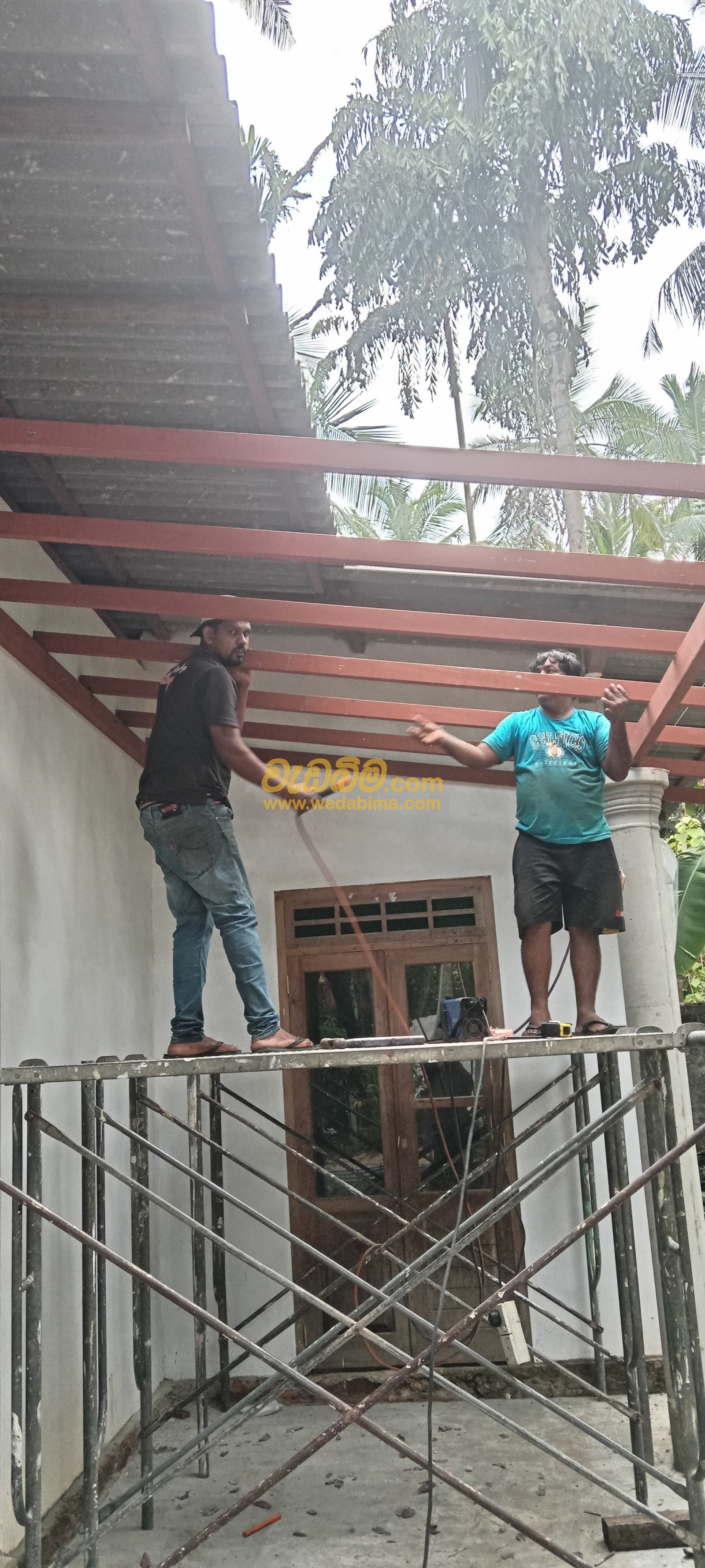 Steel Roofing Works - Panadura