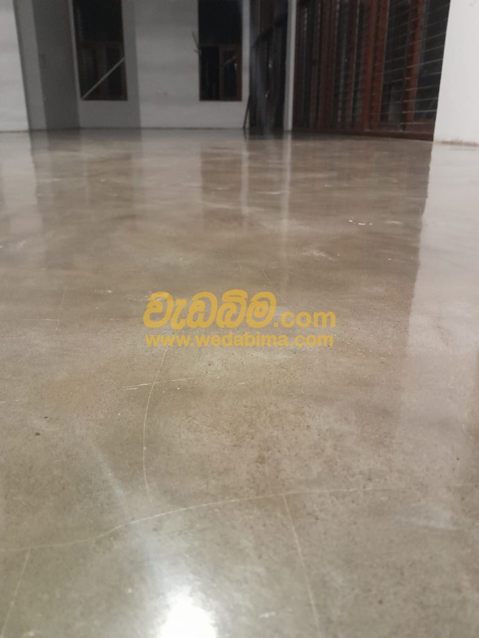 Cement floor cut & polish kadawatha