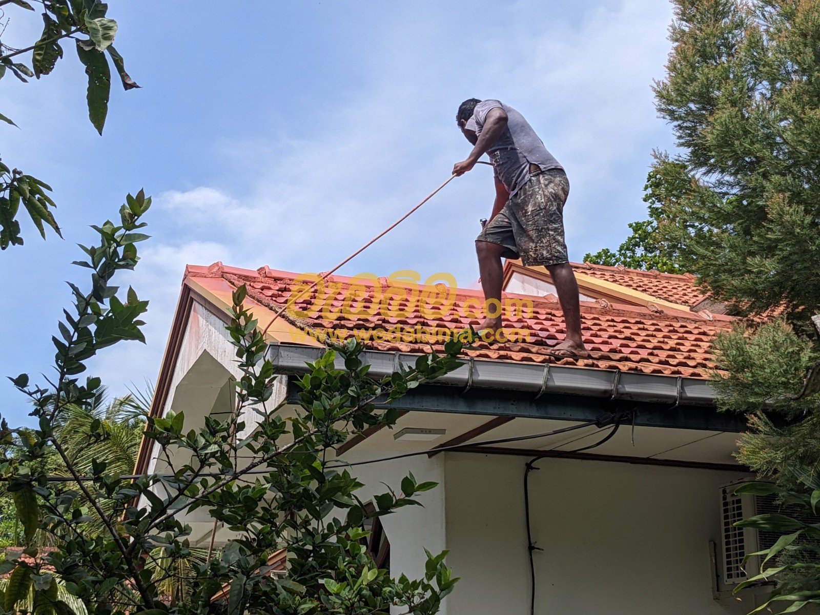 Roof painting Work srilanka