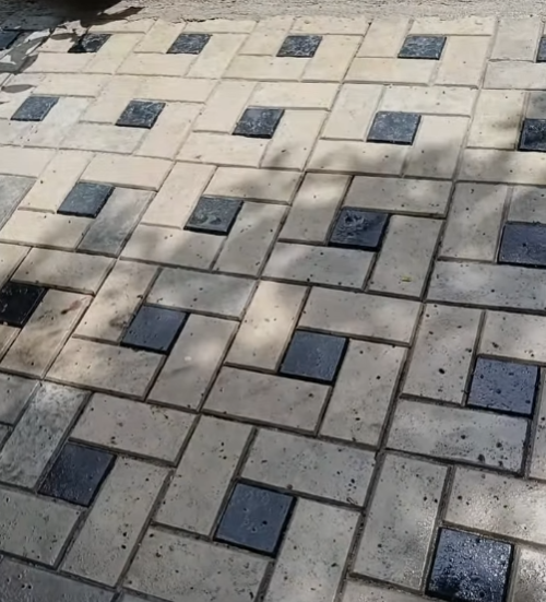 Interlock paving in Kurunegala