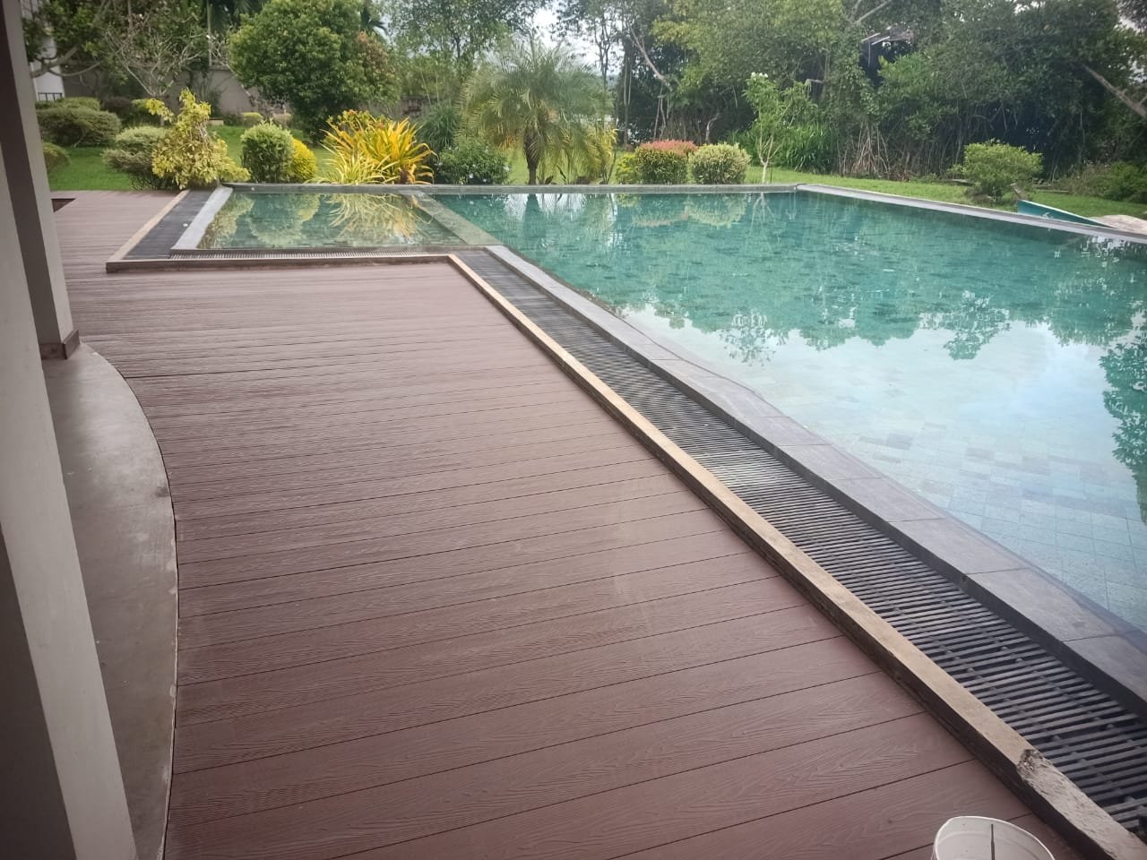 Pool Deck Flooring design Kotikawatte, colombo