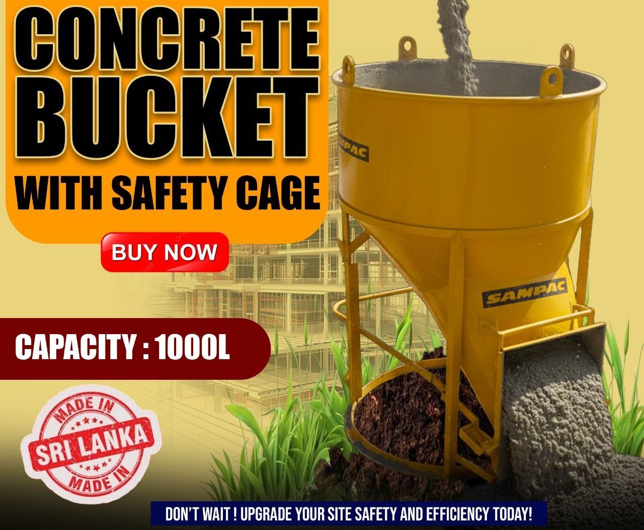 concrete Bucket price in colombo