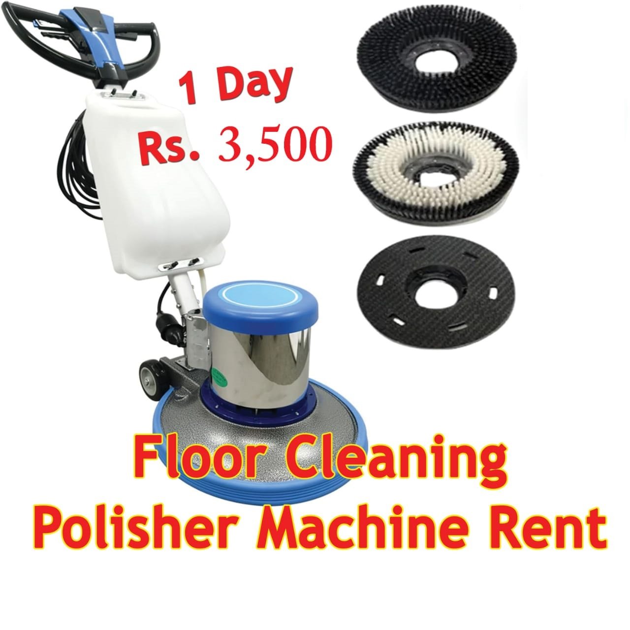 Floor Cleaning Polisher Machine for Rent colombo