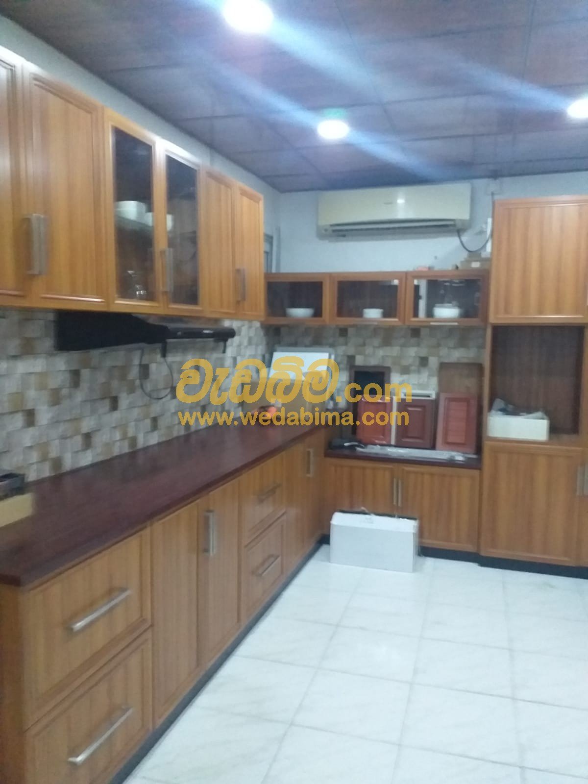 Wooden Pantry Cupboards in Colombo