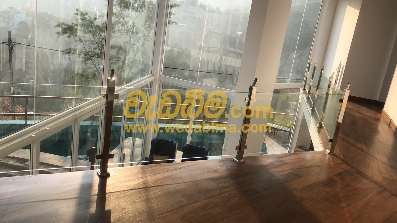 Glass Balcony Railing Contractor - In Kalutara